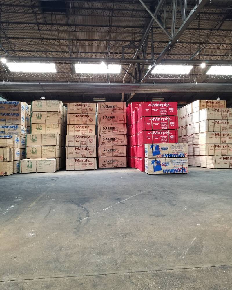Warehouse aisle
